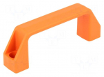 Holder | technopolymer PA | orange | H: 50mm | L: 196mm | W: 28mm | handle
