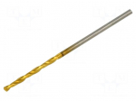 Drill bit | for metal | &Oslash;: 1.2mm | L: 38mm | Working part len: 16mm