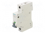 Circuit breaker | 230VAC | Inom: 0.5A | Poles: 1 | Charact: C | 6kA | IP20