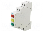 Voltage indicator | for DIN rail mounting | 230VAC