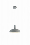 Trio Will piekarama lampa E27 concrete brushed steel R30421078 4017807346305