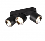Trio Guayana spotlight 3-pc GU10 matt black gaismeklis 651000332 4017807573992