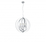 Trio-Lighting Candela chandelier 4xE14 brushed aluminium lustra