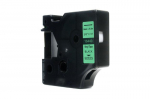 Ribbon JetWorld Replacement Dymo Rhino Black on Green 9mm x 5,5m Winylowa, Vinyl (18440)
