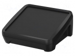 Enclosure: desktop | BoPad | X: 122mm | Y: 118mm | Z: 57.6mm | ABS | black