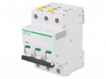 Circuit breaker | 400VAC | Inom: 32A | Poles: 3 | Charact: D | 10kA | IP20