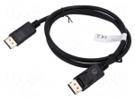 Cable | DisplayPort plug,both sides | DisplayPort 1.4 | 5m | black