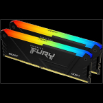 Kingston 16GB 3200MT/s DDR4 CL16 DIMM (Kit of 2) FURY Beast RGB