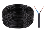 Elektrimaterjalid // Elektrikaablid // Kabel elektryczny OMY 3x0,75 300/300V czarny