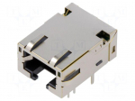 Connector: RJ45 | socket | PIN: 8 | Cat: 6a | shielded,with LED | 8p8c