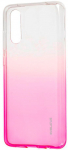 Back panel cover Evelatus Samsung Galaxy A70 Gradient TPU Case Rose Red