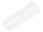 Fiber for LED | &Oslash;5.6mm | L: 12.7mm | round | Front: convex | flexible