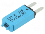 Fuse: thermal | 15A | 28VDC | automotive | 12.45mm | E73