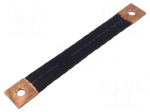 Braids | insulated earthing tape | W: 30mm | 50mm2 | &Oslash;1: 11mm | &Oslash;2: 11mm