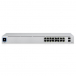 Commutator UBIQUITI  Switch||USW-16-POE|Type L2|Desktop/pedestal|Rack|16x10Base-T / 100Base-TX / 1000Base-T|2xSFP|PoE ports 16|PoE+ ports 8|18 Watts|USW-16-POE