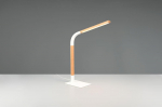 Trio Norris LED table lamp matt white/wood gaismeklis 545210131 4017807600001
