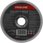 T&ouml;&ouml;riistad ja m&otilde;&otilde;teseadmed // Lisaseadmed lihvijatele, puuridele ja kruvikeerajatele // Tarcze do cięcia stali kwas.t41,125x1.2x22a60s proline 10szt