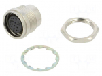 Connector: circular | push-pull | socket | PIN: 12 | 1A | HR25 | soldering