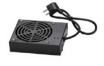 Fan for wall cabinet, black