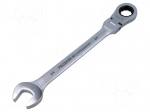 Wrench: combination spanner | rattle,with joint | 24mm
