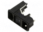 Connector: AC supply | plug | male | 10A | 250VAC | 250V | unshielded