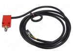 Limit switch | transversal metal roller &Oslash;10mm | NO + NC | 10A | 2m