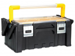 Plastic Toolbox with Removable Bins - 21 L