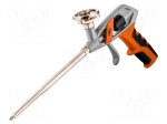 Foam mounting gun | aluminium | Handle material: TPR