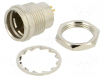 Connector: circular | push-pull | socket | PIN: 6 | 1A | HR25 | soldering