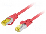 Patch cord | S/FTP | Cat: 6a | RJ45 plug,both sides | stranded | Cu | 3m