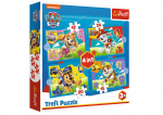 M&auml;nguala | PC | Konsoolid | Tarvikud // Harivad m&auml;nguasjad | Interaktiivsed | Loomingulised | Kunstilised // Puzzle - 4w1 (12, 15, 20, 24) - Biegnące Pieski - Psi Patrol - Trefl 34628