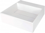 Granite countertop washbasin with a place for a tap - with a grille