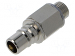 Splice terminal: plug | Thread: G 1/4" external | 9mm