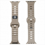 Strap Evelatus Evelatus Watch 38/40/41 Sport Silicone Loop Beige Grey