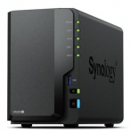 Synology DS225+ 2 Bay NAS Desktop Intel&reg; Celeron&reg; J4125 2 GB DDR4 Synology DSM Black - only Synology HDD