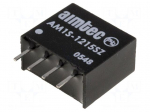 Converter: DC/DC | 1W | Uin: 10.8&divide;13.2V | 15VDC | Iout: 67mA | SIP4 | 1.8g