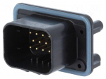 Connector: automotive | socket | male | AMPSEAL | PIN: 14 | IP6K9K | THT