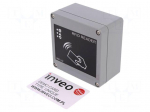RFID reader | Ethernet,RS485 | 100mm | UNIQUE | Enclos.mat: ABS | IP65