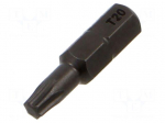 Screwdriver bit | Torx&reg; | TX20 | 1/4" | Overall len: 25mm | 100pcs.