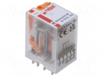 Relay: electromagnetic | 4PDT | Ucoil: 127VAC | Icontacts max: 7A