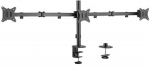 Monitor Mount Gembird Adjustable Desk 3-display Mounting Arm 17&rdquo;-27&rdquo;