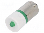 LED lamp | green | BA9S | 130VAC