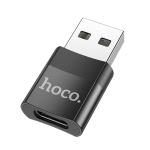 Hoco UA17 Adapter USB-A to Type-C black