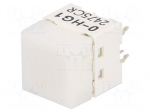 Switch: keypad | Pos: 2 | SPST-NO | 0.05A/24VDC | white | LED | green | THT