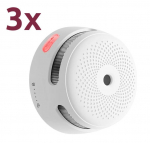 XS01-M-3PACK ~ X-Sense bezvadu autonomo 868MHz ugunsdro&scaron;ības dūmu detektoru komplekts (baterija līdz 5gadiem)