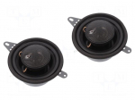 Car loudspeakers | two-way | 87mm | 50W | 100&divide;20000Hz | 2 loudspeakers