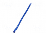 Rope | polypropylene | &Oslash;rope: 4mm | L: 100m | with a core | blue