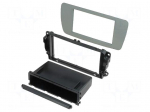 Radio mounting frame | Seat | 2 DIN | grey dublin (AM1)