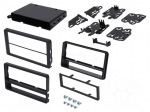 Radio mounting frame | Toyota,Pontiac | 1 DIN,2 DIN,2 ISO | black