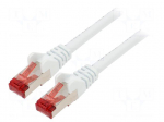 Patch cord | S/FTP | Cat: 6 | RJ45 plug,both sides | stranded | Cu | 1m